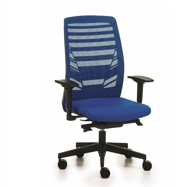 Silla respaldo malla con brazos regulables