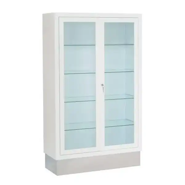 Vitrina para antequir�fano en acero y cristal
