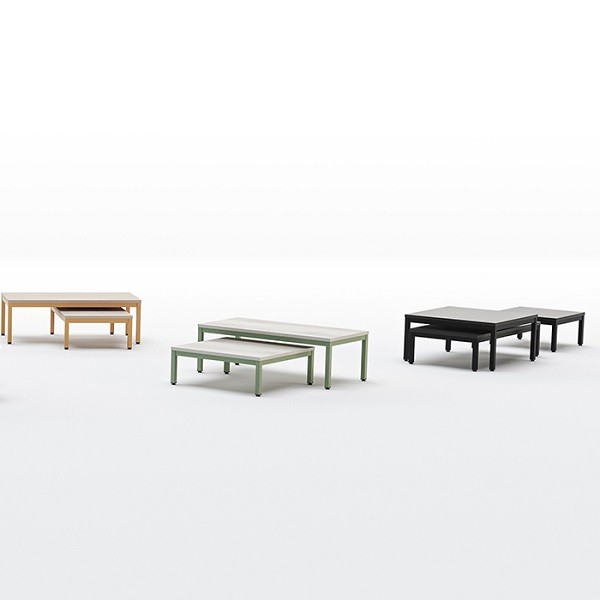 Mesa baja para recepci�n rectangular  