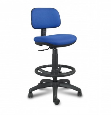 Taburete ergon�mico alto regulable en altura con respaldo